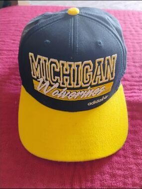 Michigan Wolverines Adidas Originals Two-Tone Snapback Hat - Navy & Yellow